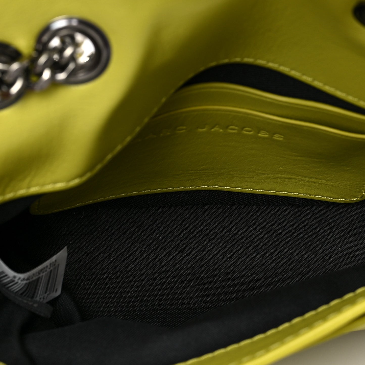 Lambskin Mini The Glam Shot Bag Apple Green