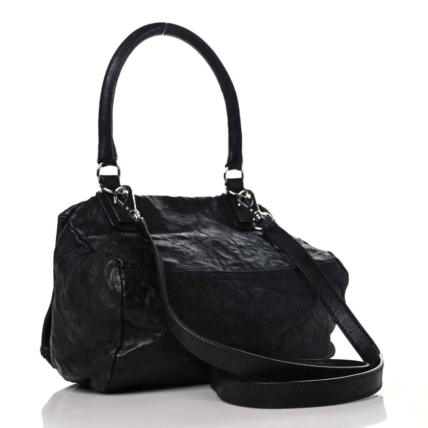 Givenchy Tumbled Sheepskin Small Pandora Black 3 of 9