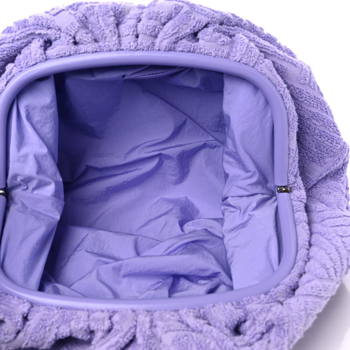 Sponge Fabric The Pouch Clutch Wisteria