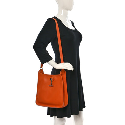 Hermes Courchevel Vespa PM Orange 2 of 11