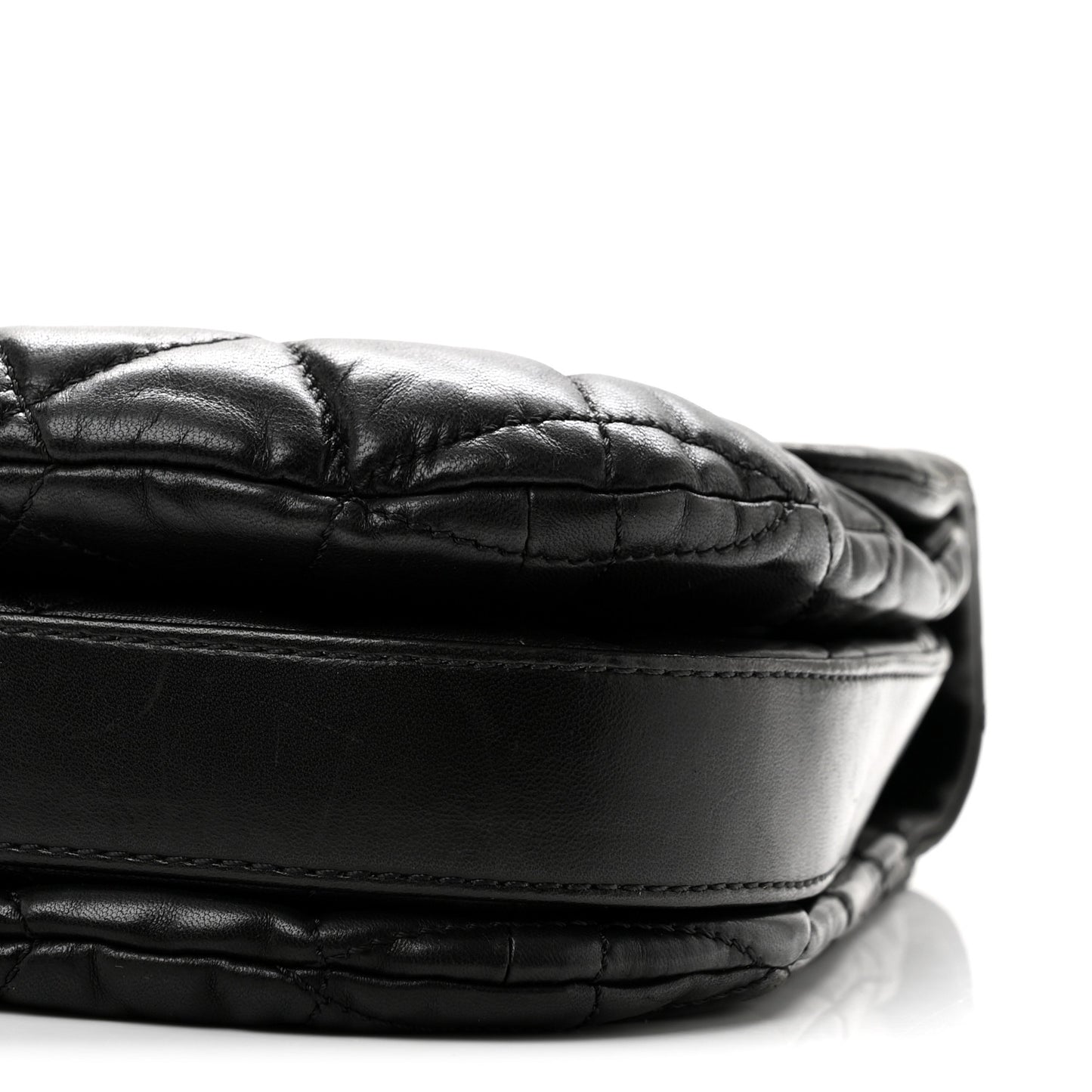Lambskin Quilted Large Chanel 3 Flap Black