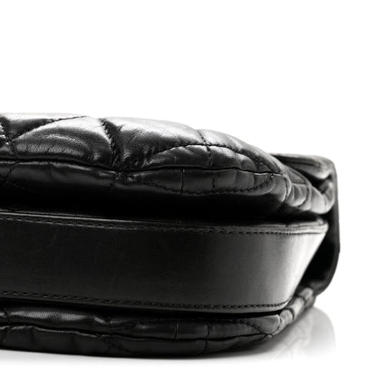 Chanel Lambskin Quilted Large Chanel 3 Flap Black 10 of 14