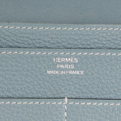 Hermes Togo Dogon Duo Wallet Ciel 6 of 9