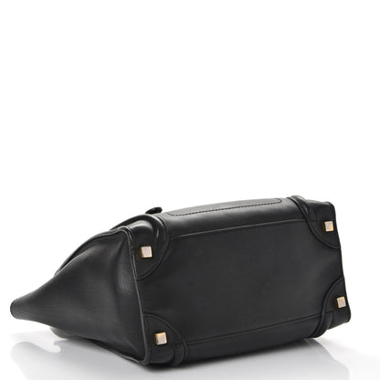 Celine Smooth Calfskin Micro Luggage Black 4 of 17
