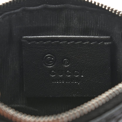 Gucci Microguccissima Key Ring Coin Case Black 6 of 8
