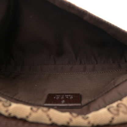 Gucci Monogram Web Belt Pouch Bag Brown 5 of 11