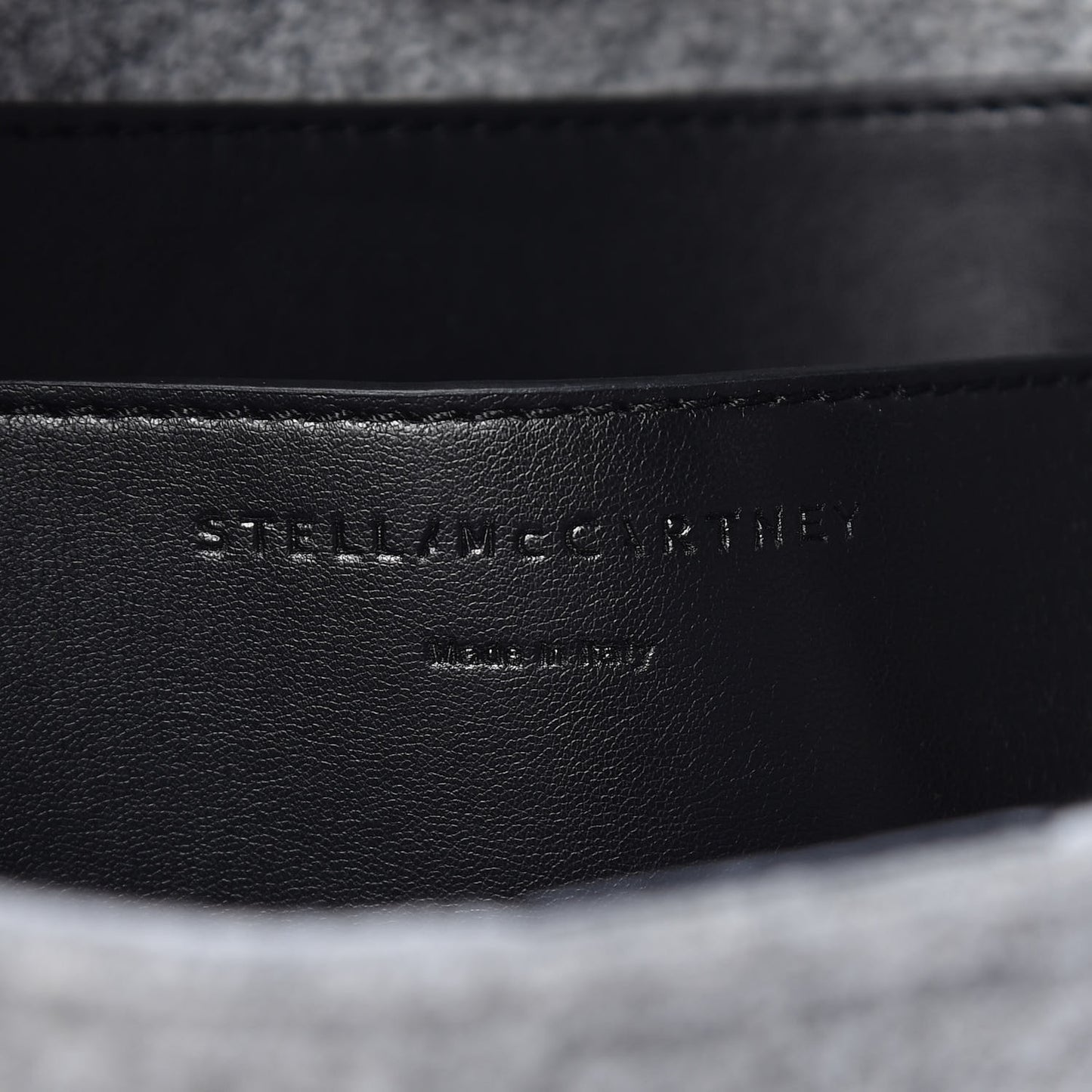 Eco Felt Mini Logo Crossbody Smoke Slate