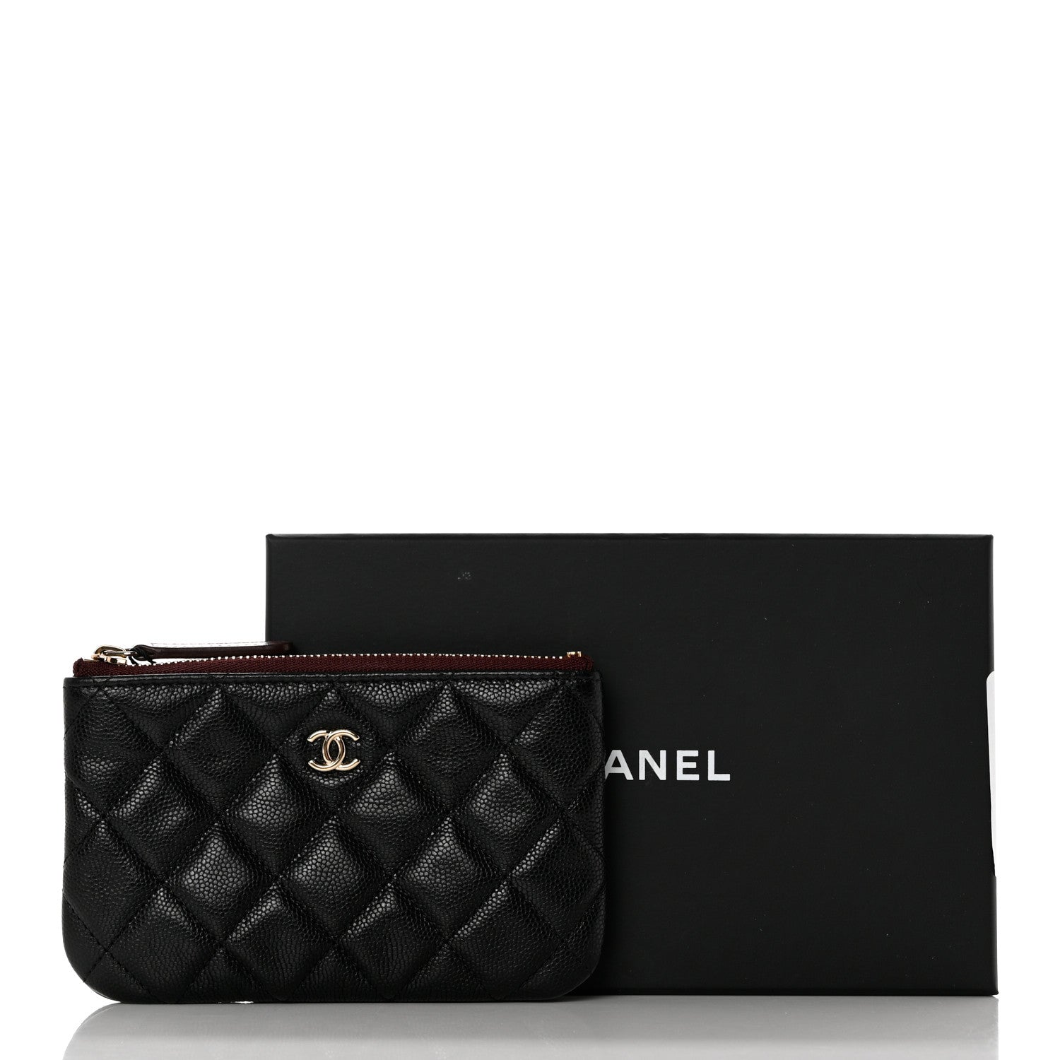 Chanel Caviar Quilted Small Cosmetic Case Black 8 of 8
