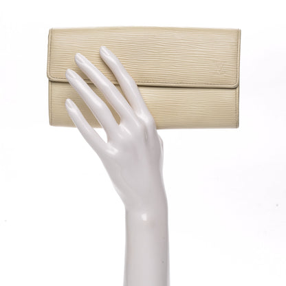 Louis Vuitton Epi Sarah Wallet Ivory 2 of 8