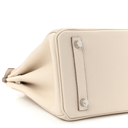 Hermes Togo Birkin 25 Craie 9 of 11