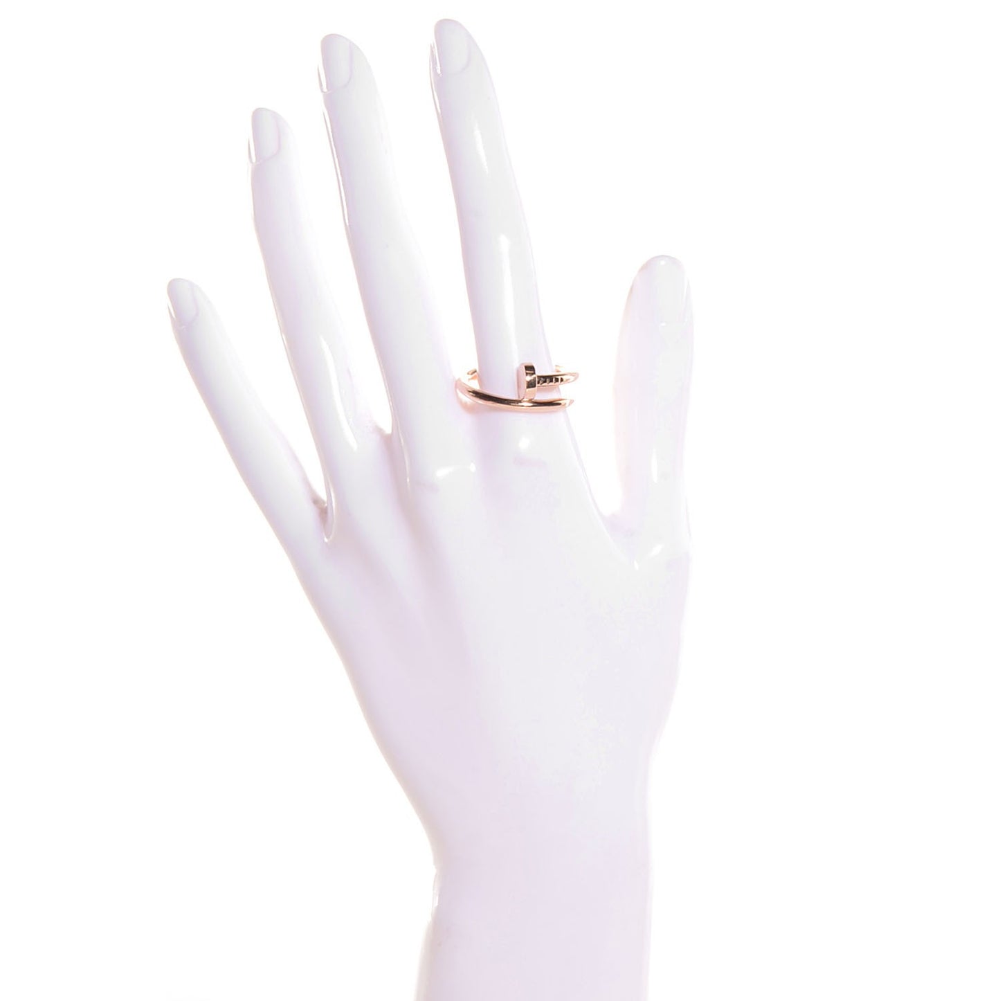 18K Pink Gold Juste Un Clou Ring Size 60 US 9
