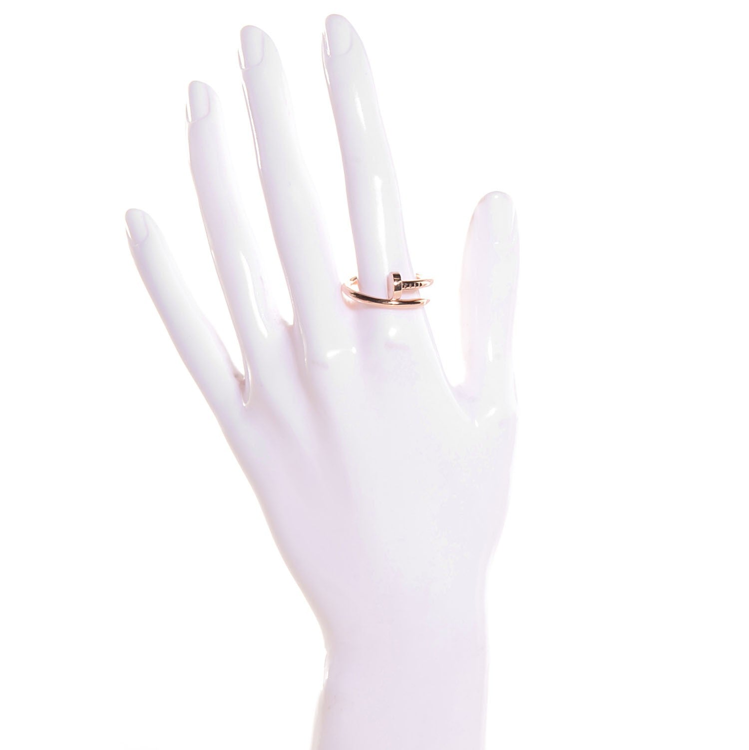 Cartier 18K Pink Gold Juste Un Clou Ring Size 60 US 9 2 of 7