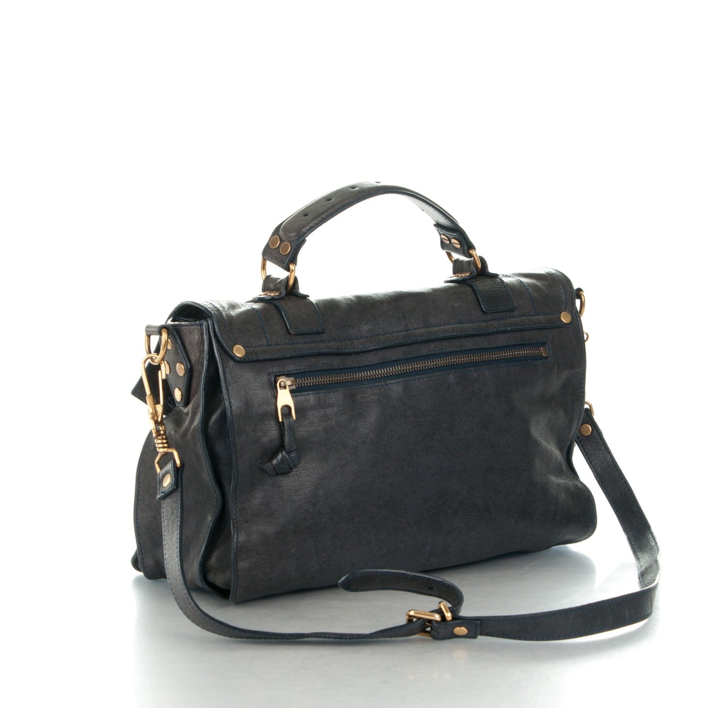 Lambskin Medium PS1 Satchel Midnight