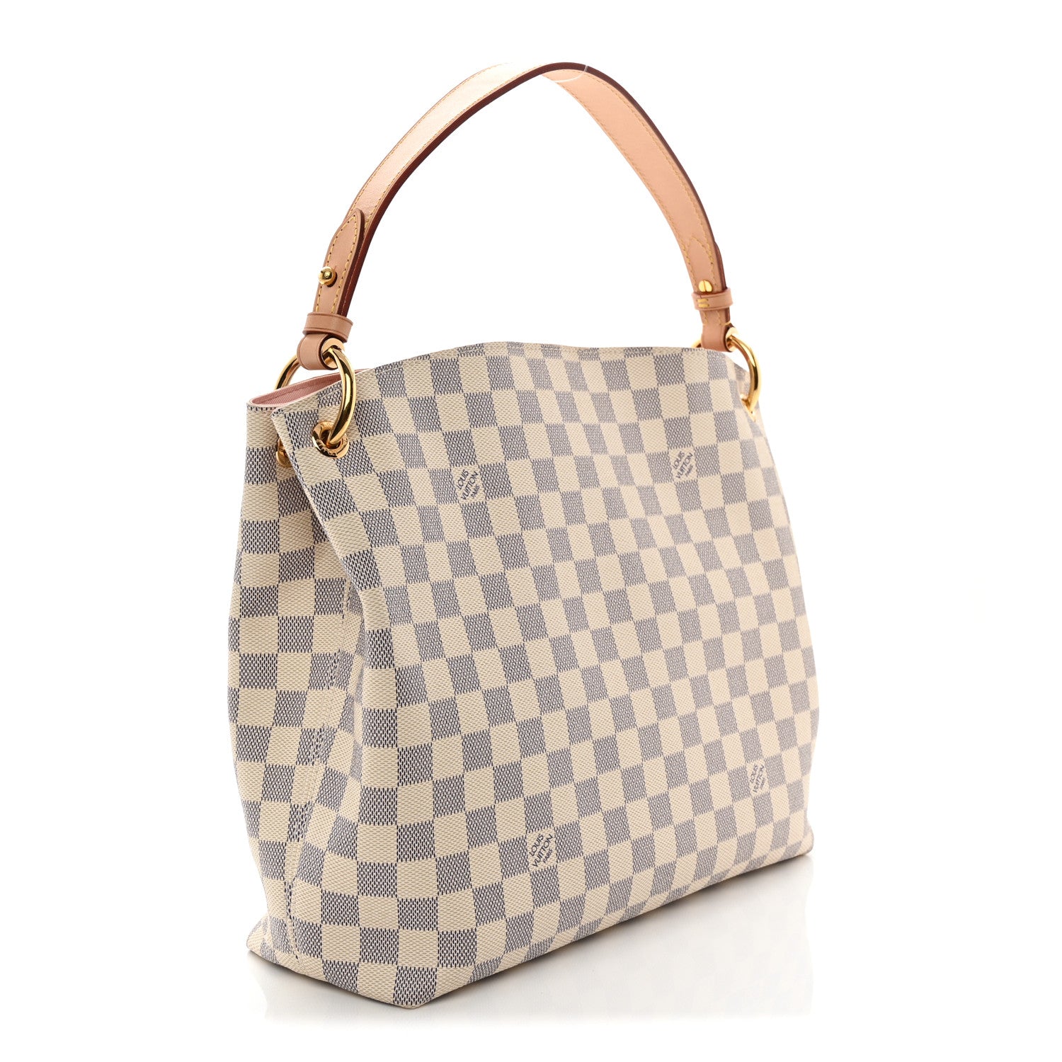 Louis Vuitton Damier Azur Graceful PM Rose Ballerine 3 of 9