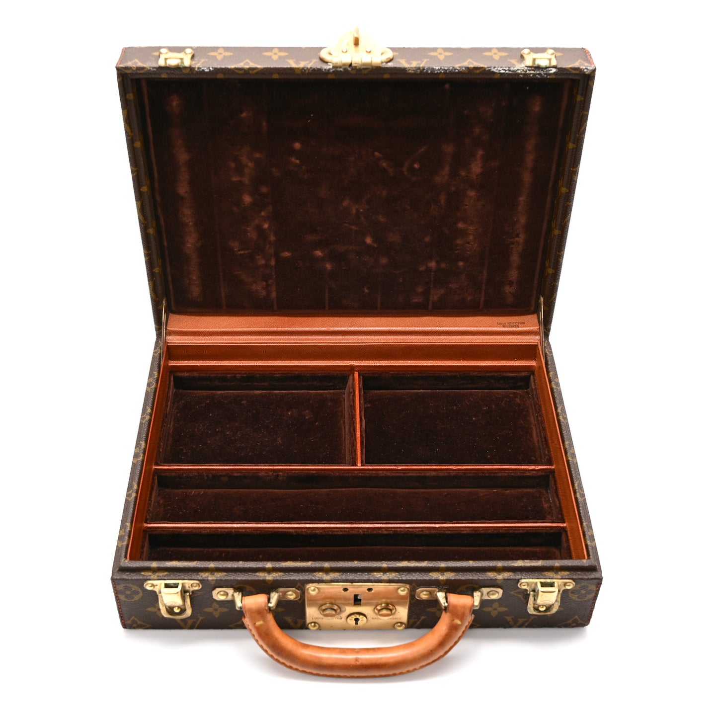Monogram Jewellery Case Hard trunk