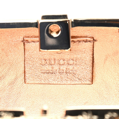 Gucci Metal Guccissima Dragonfly Minaudiere Clutch Gold 6 of 12