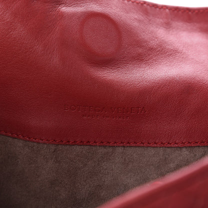 Bottega Veneta Nappa Intrecciato Parachute Bag Red 8 of 9