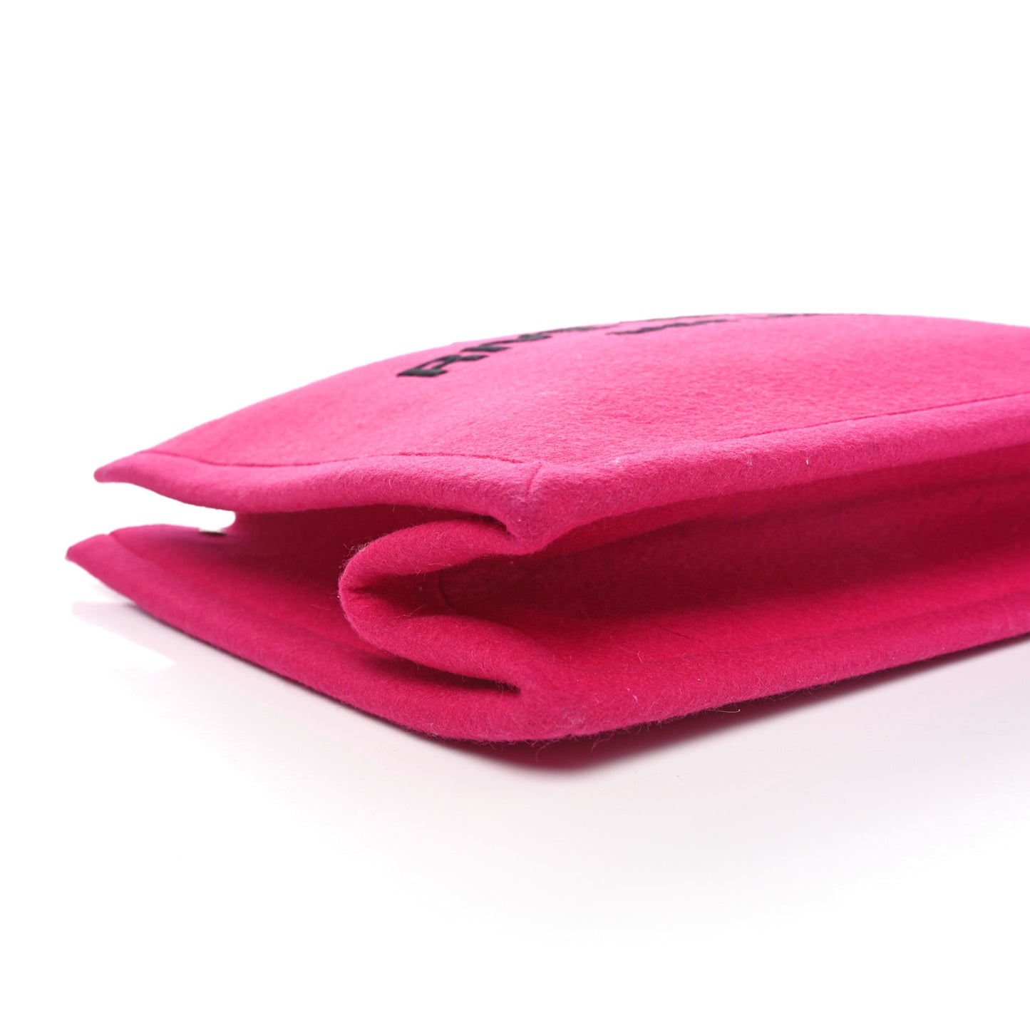 Wool Rive Gauche Tote Fuchsia