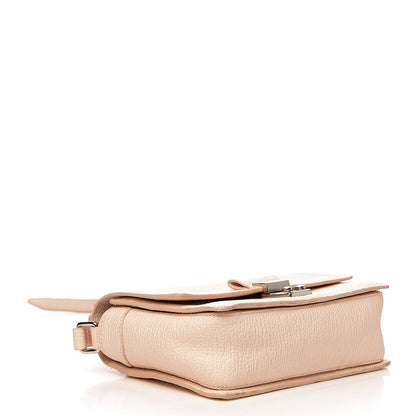 3.1 Phillip Lim 3.1 Textured Calfskin Mini Pashli Messenger White Peach 3 of 8