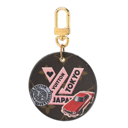 Louis Vuitton Monogram World Tour Bag Charm Key Holder 1 of 5