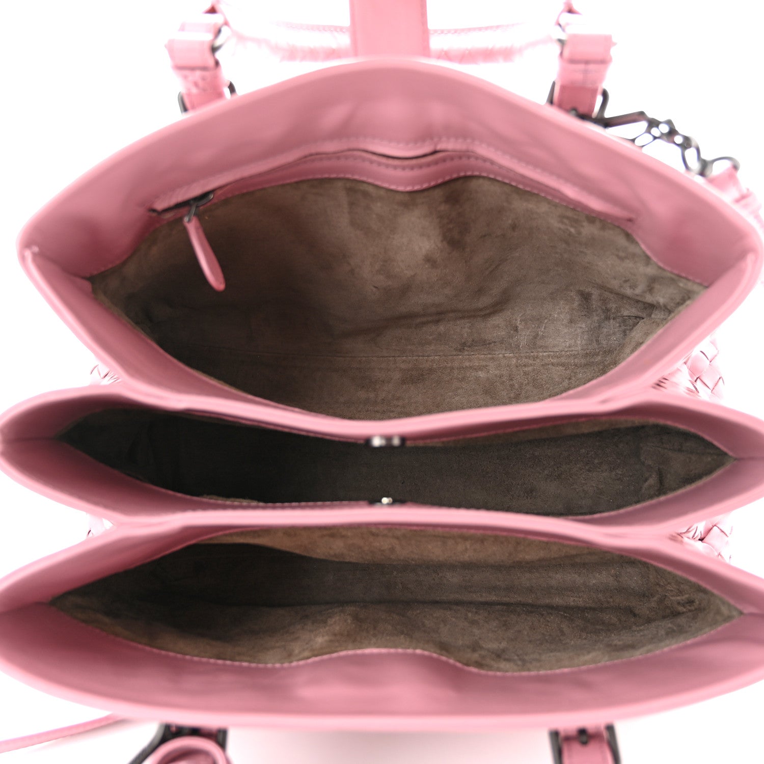 Bottega Veneta Nappa Intrecciato Small Roma Tote Mallow 5 of 11