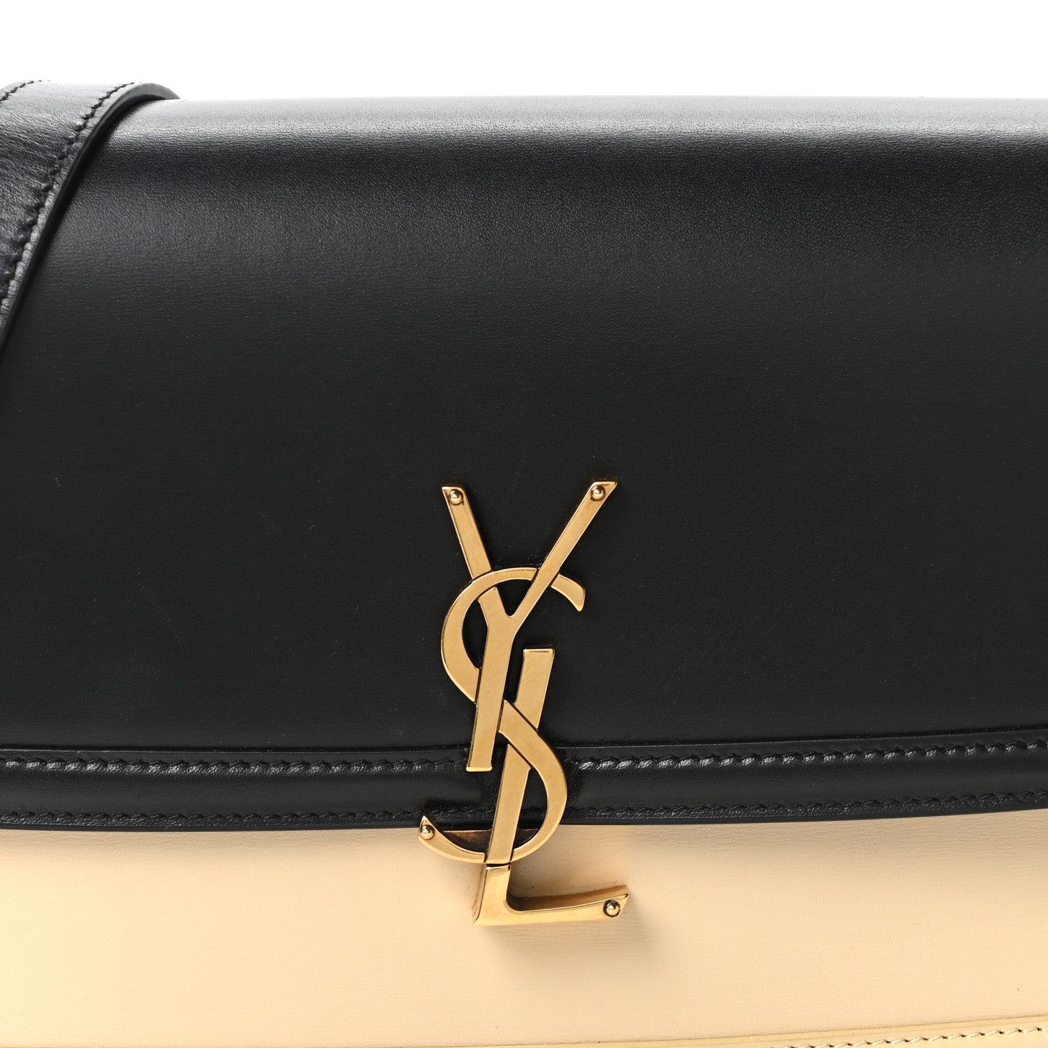 Saint Laurent Soft UltraCalfskin Monogram Medium Solferino Satchel Black Burro 8 of 10
