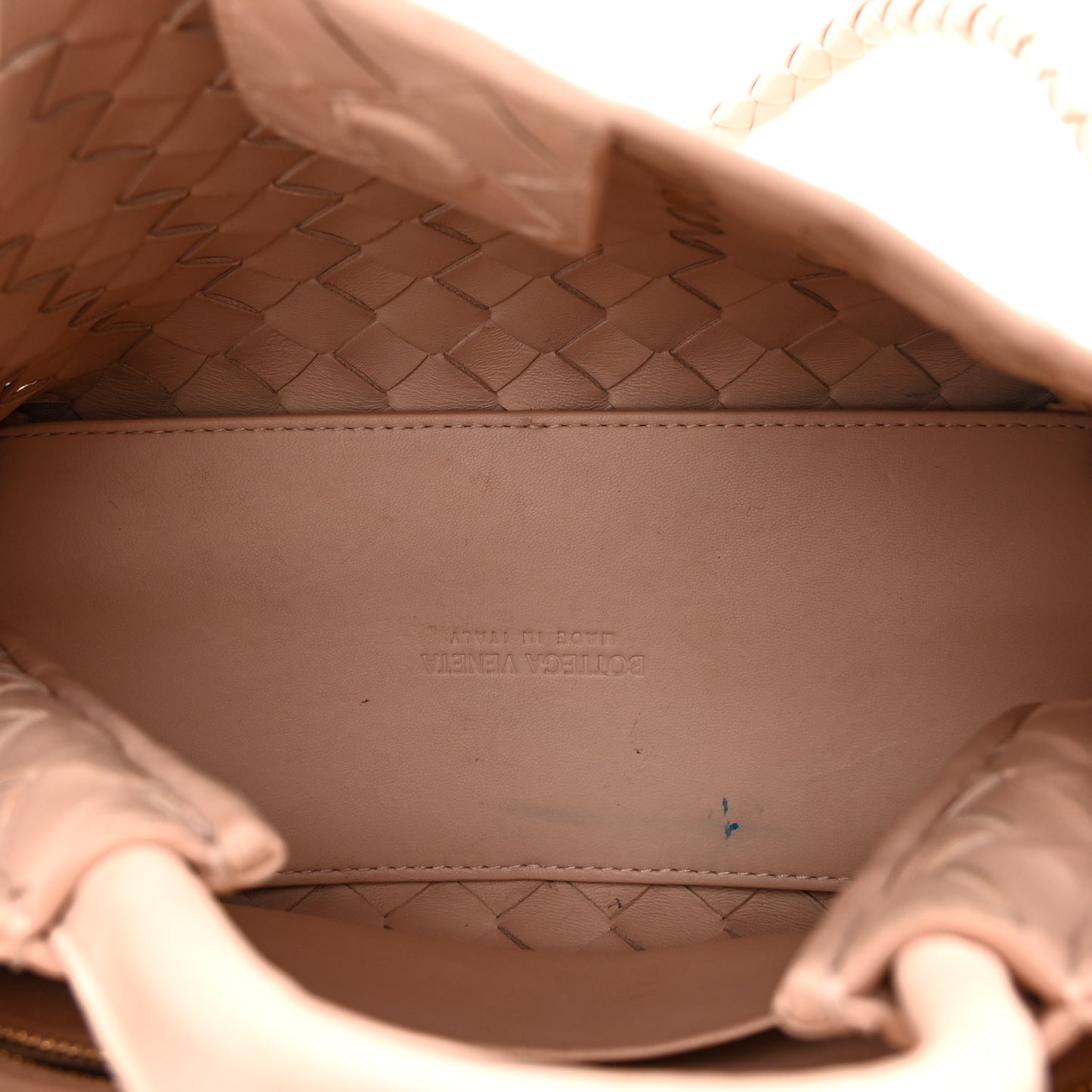 Nappa Intrecciato Small Andiamo Shoulder Bag Lotus