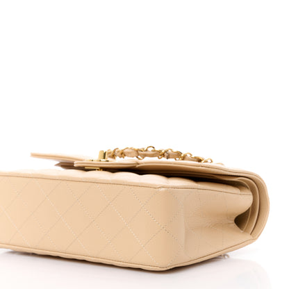 Chanel Caviar Quilted Small Double Flap Beige 11 of 13