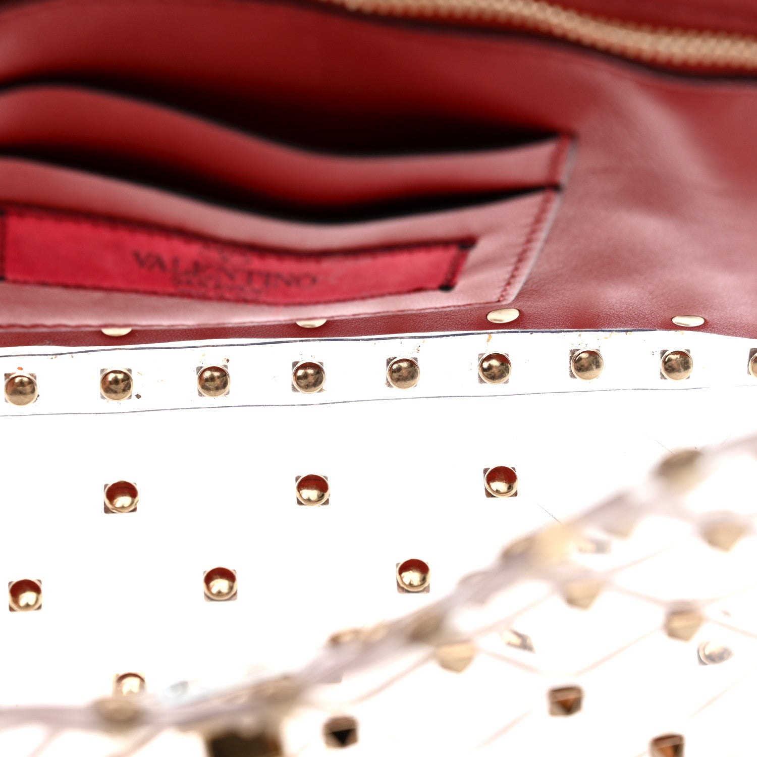 Valentino Garavani PVC Medium Rockstud Spike Shoulder Bag 11 of 11