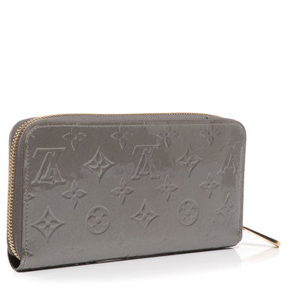 Louis Vuitton Vernis Zippy Wallet Gris Art Deco 3 of 7