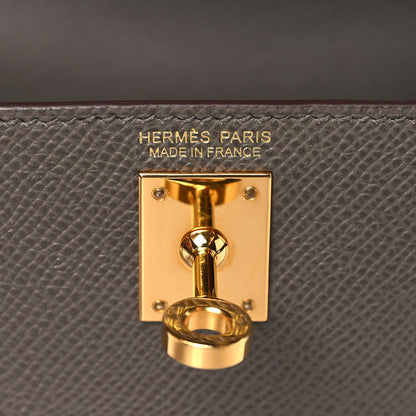 Hermes Epsom Mini Kelly Sellier 20 Etain 6 of 9