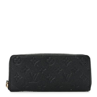 Louis Vuitton Empreinte Clemence Wallet Black 1 of 9