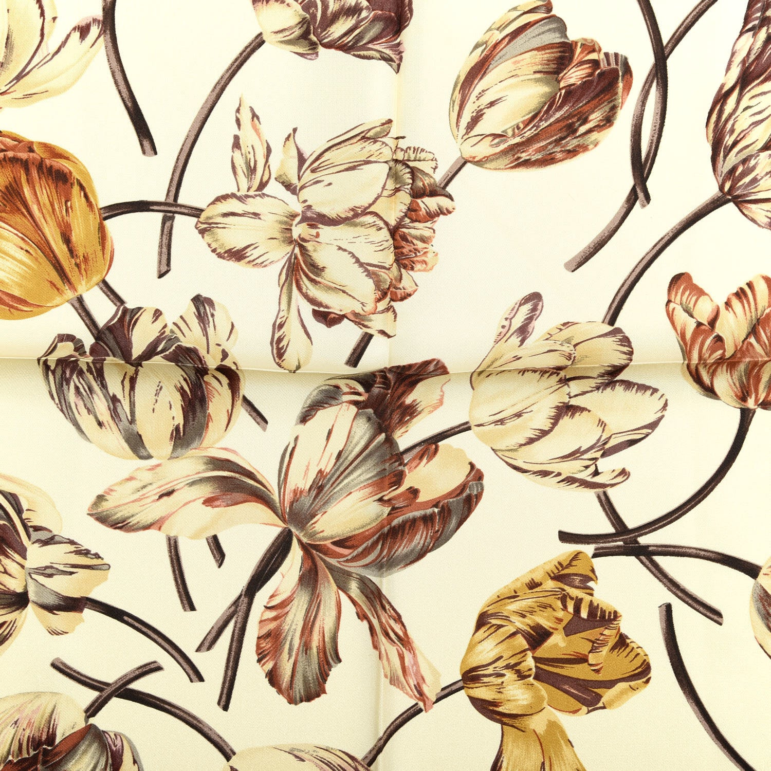 Gucci Silk Floral Scarf Multi 3 of 3