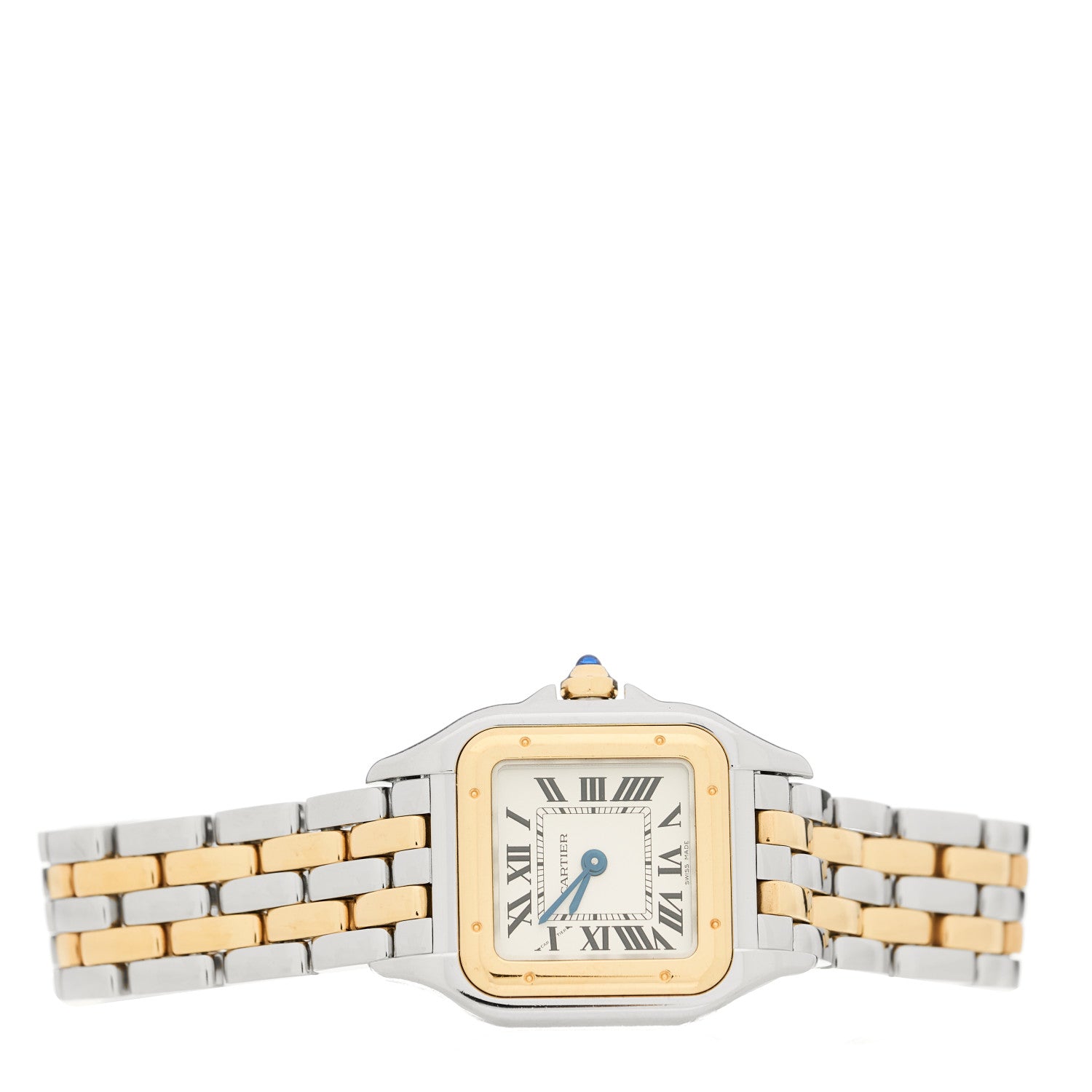 Cartier Stainless Steel 18K Yellow Gold 22mm Panthere Quartz Watch 4 of 10