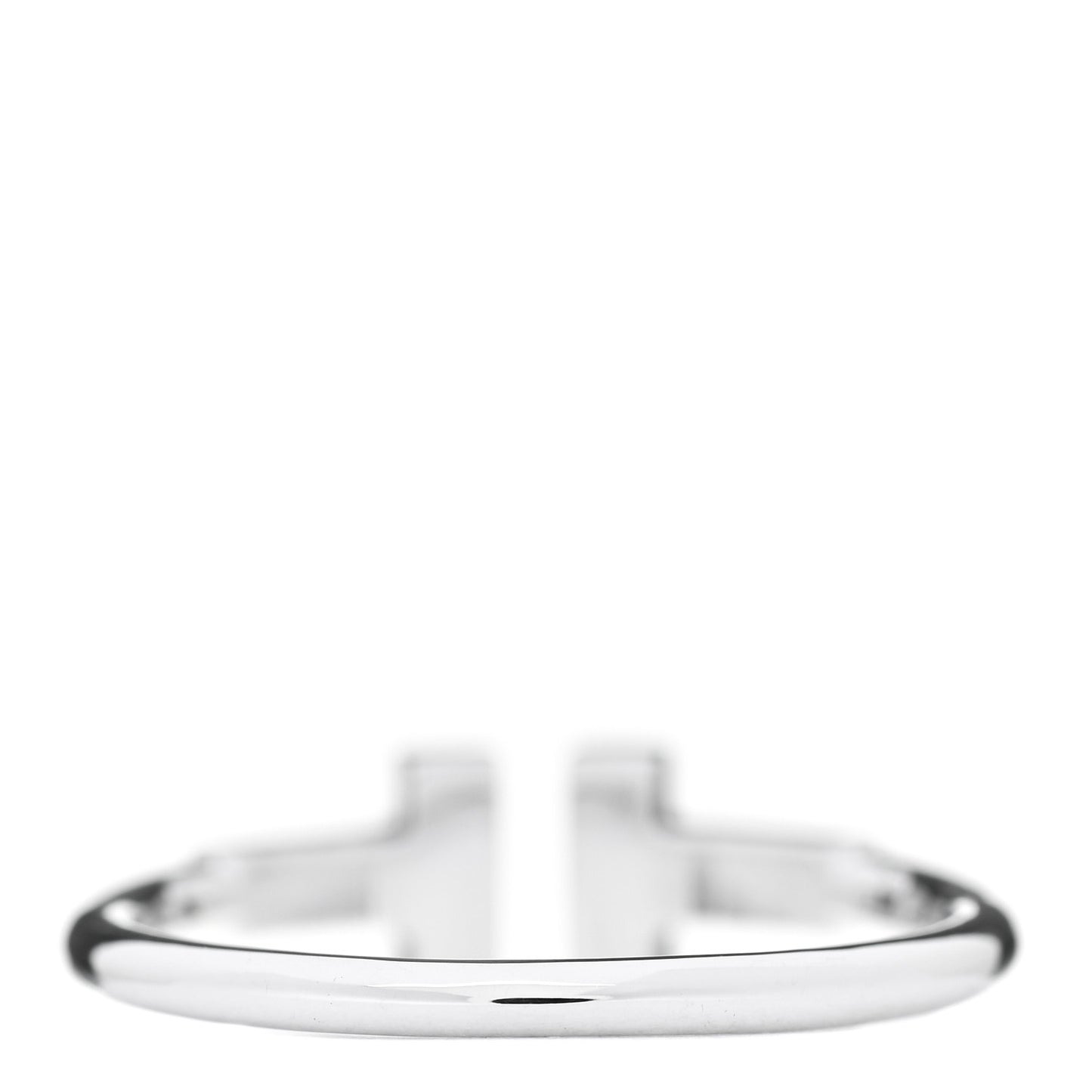 18K White Gold Ruby T Wire Ring 53 6.5