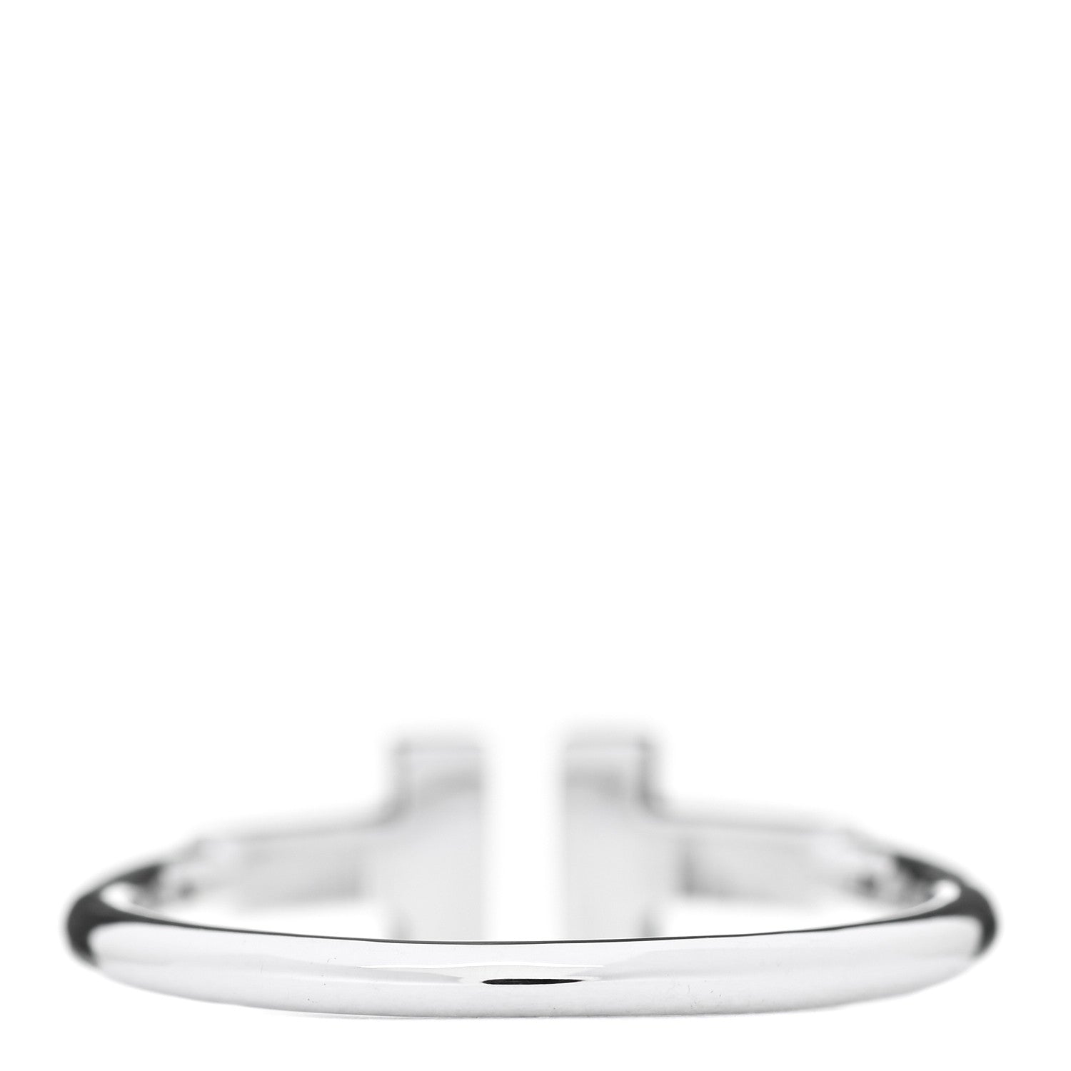 Tiffany 18K White Gold Ruby T Wire Ring 53 6.5 3 of 5