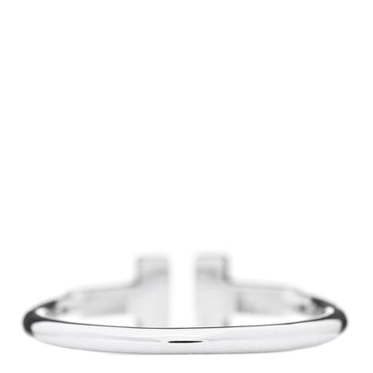 Tiffany 18K White Gold Ruby T Wire Ring 53 6.5 3 of 5