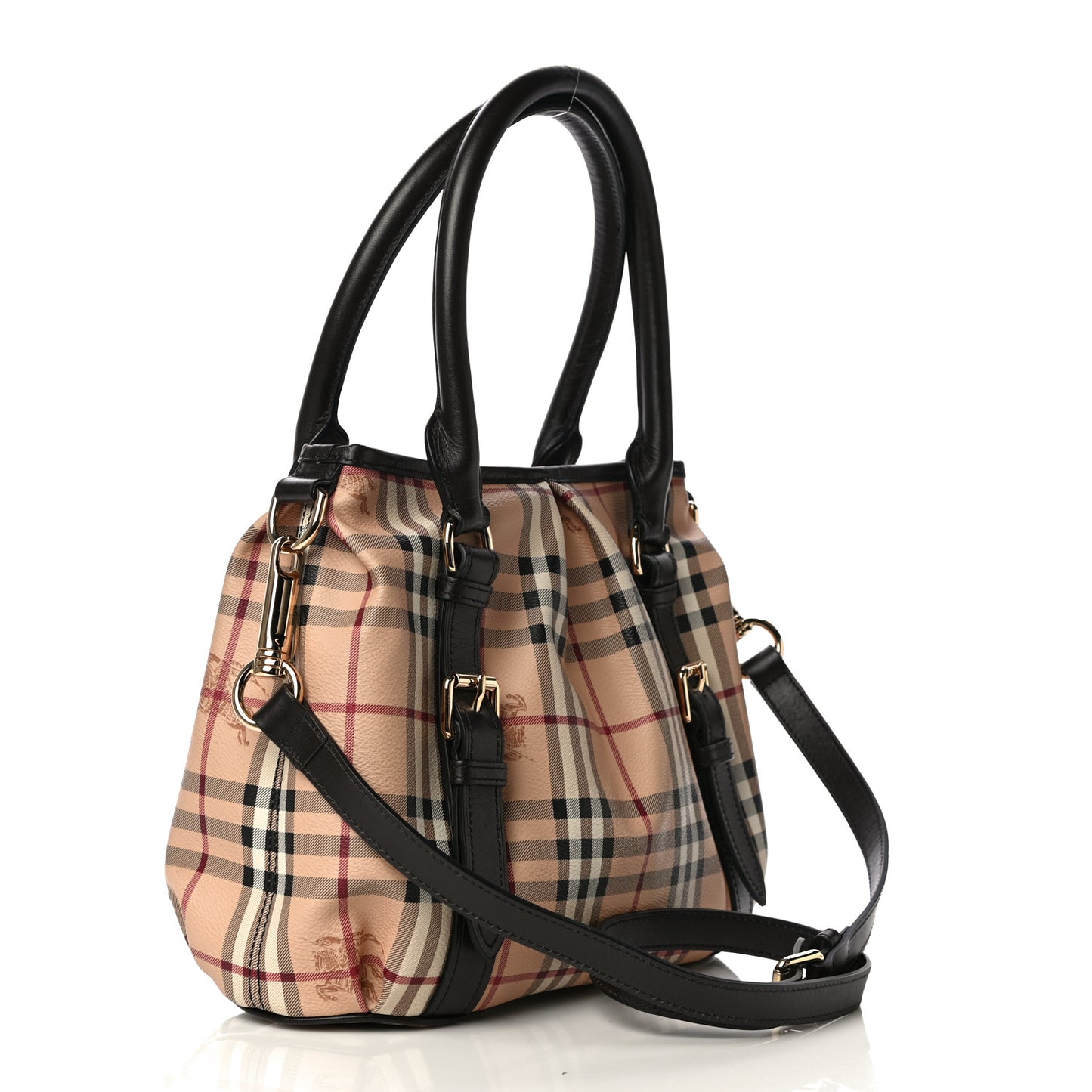 Haymarket Check Small Northfield Tote Chocolate