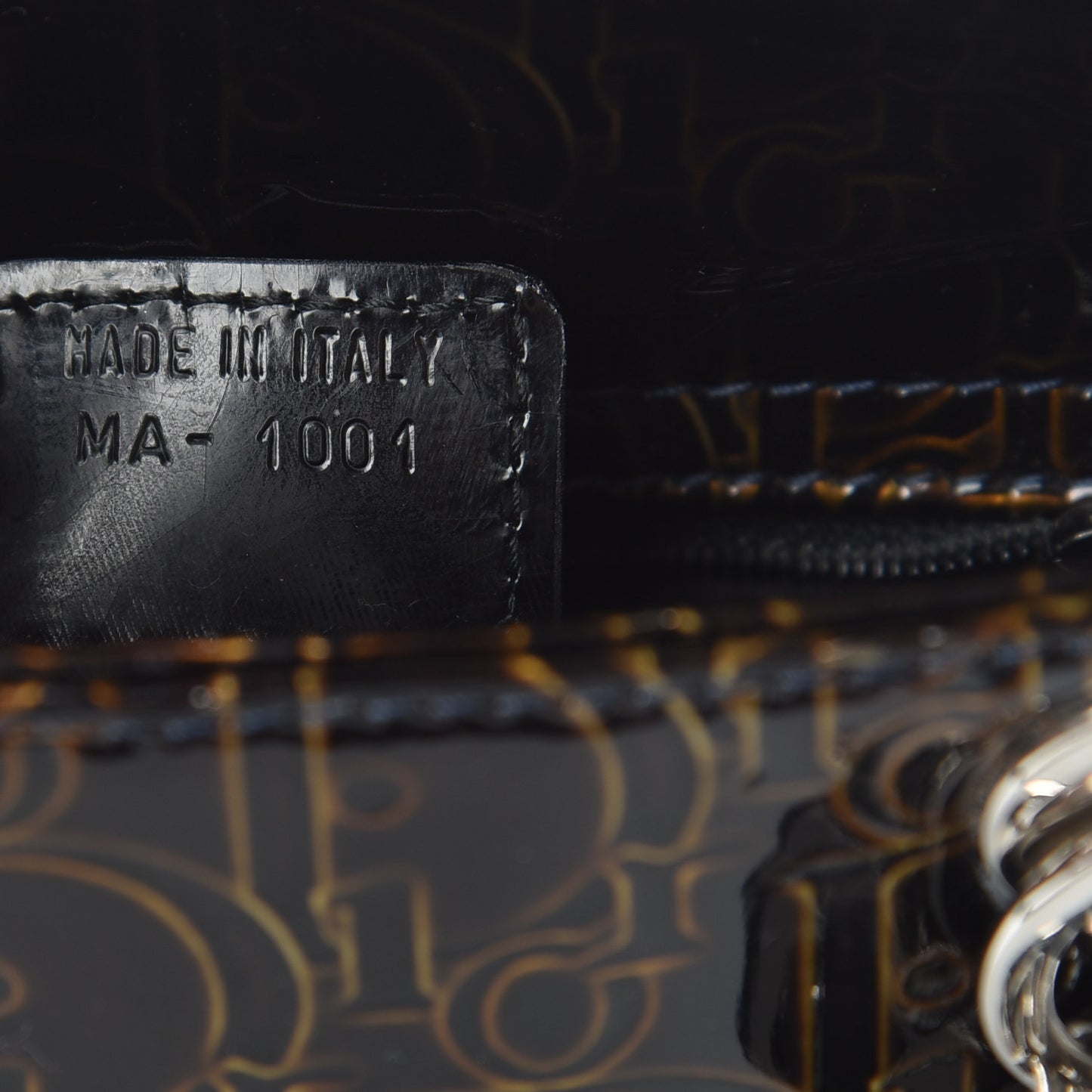 Patent Ultimate Mini Lady Dior Brown