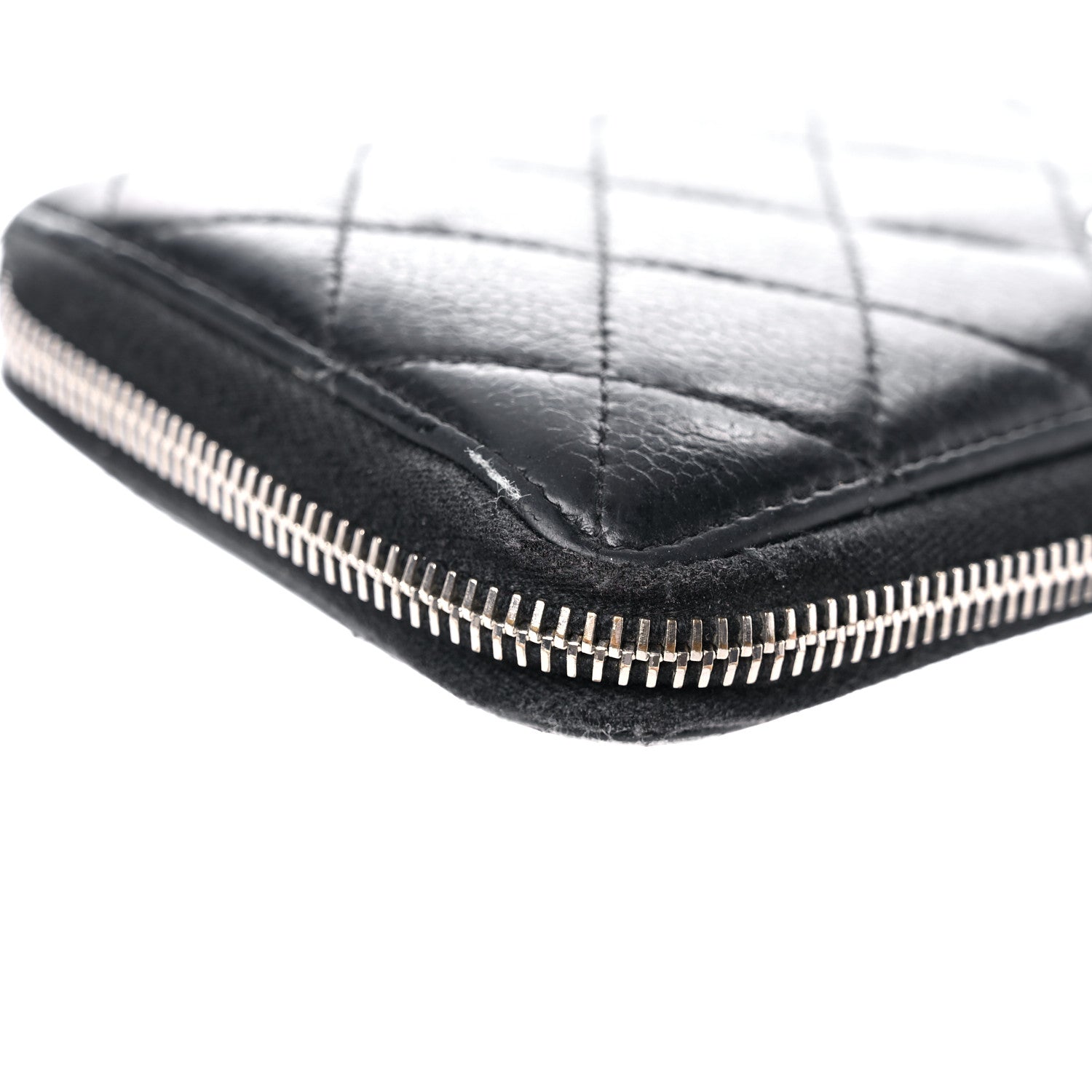 Chanel Caviar Quilted Medium Zip Around Wallet Black 11 of 25