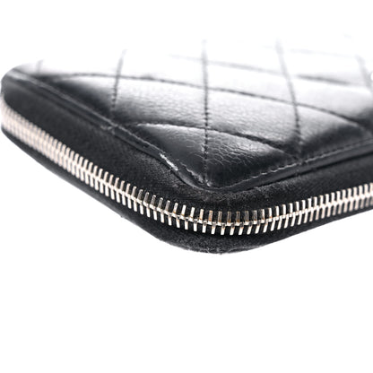 Chanel Caviar Quilted Medium Zip Around Wallet Black 11 of 25