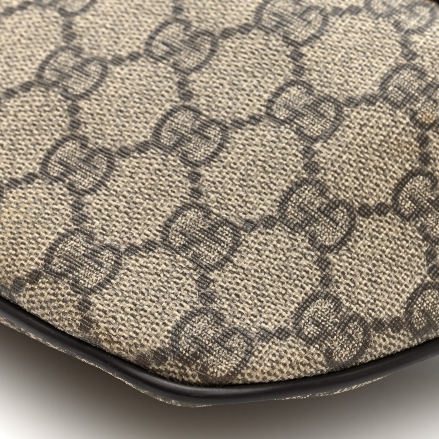 Gucci GG Supreme Monogram Belt Bag Dark Brown 10 of 10