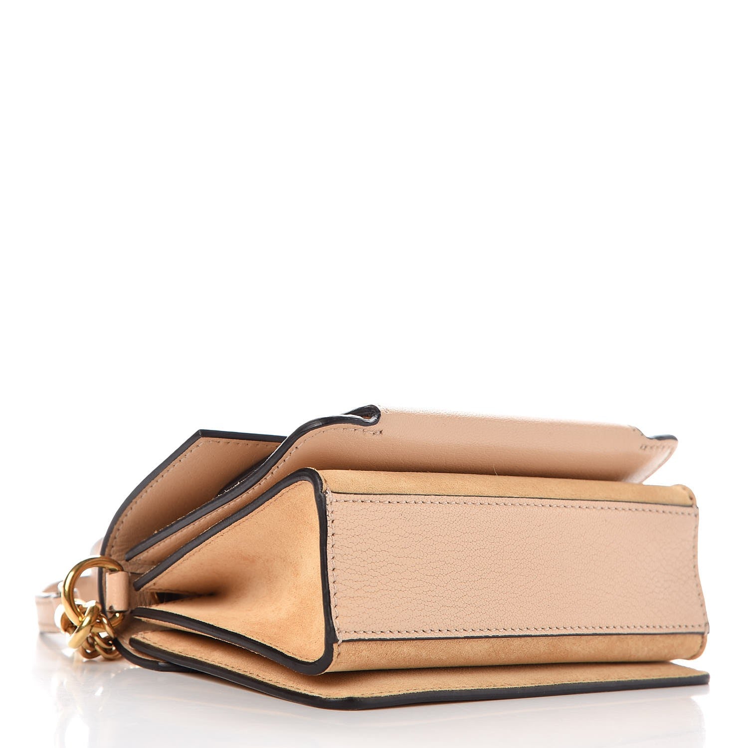 Givenchy Goatskin Suede Mini GV3 Shoulder Bag Nude 4 of 6