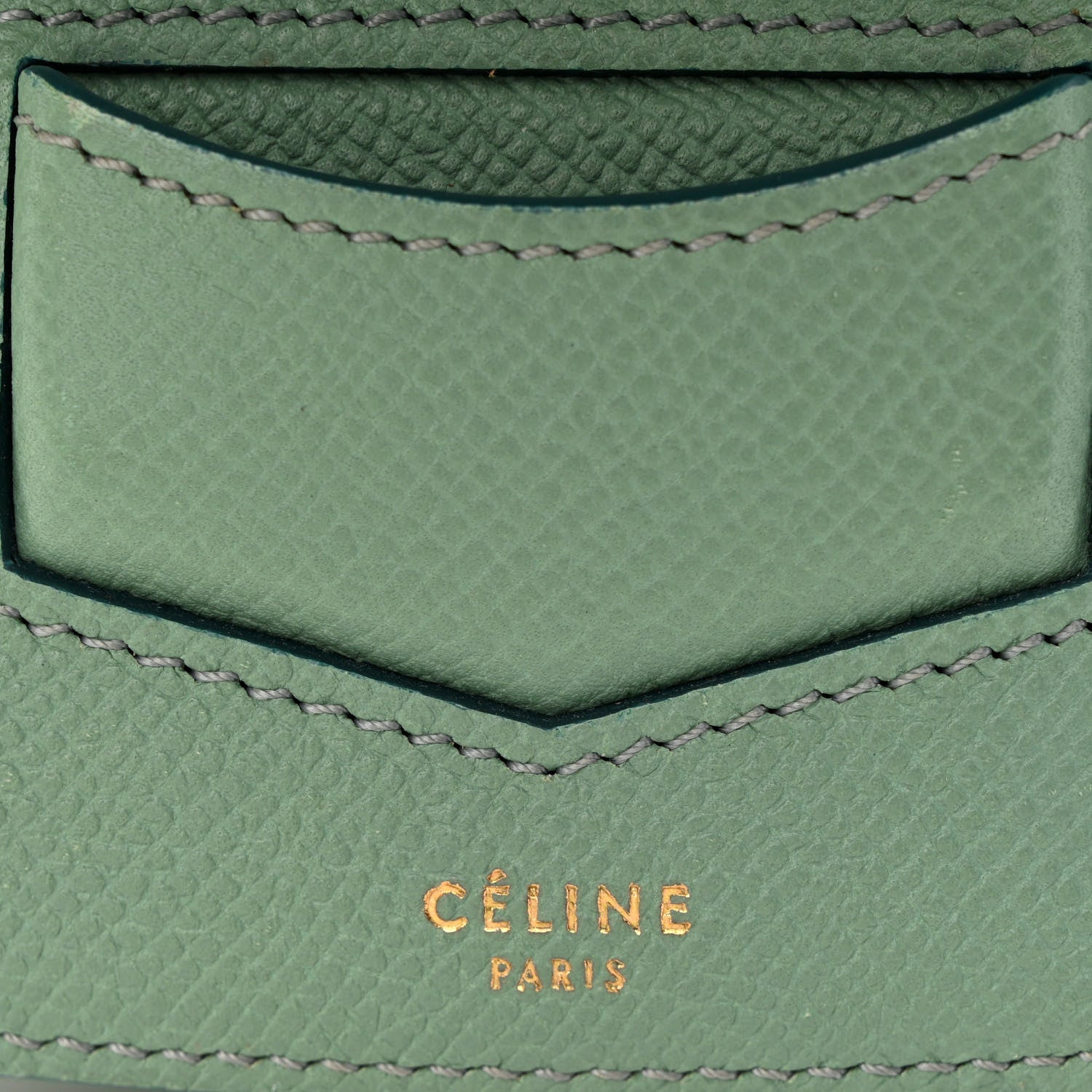 Celine Baby Grained Calfskin Small Trotteur Jade 6 of 12