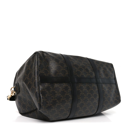Celine Triomphe Canvas Medium Voyage Duffle Black 3 of 8