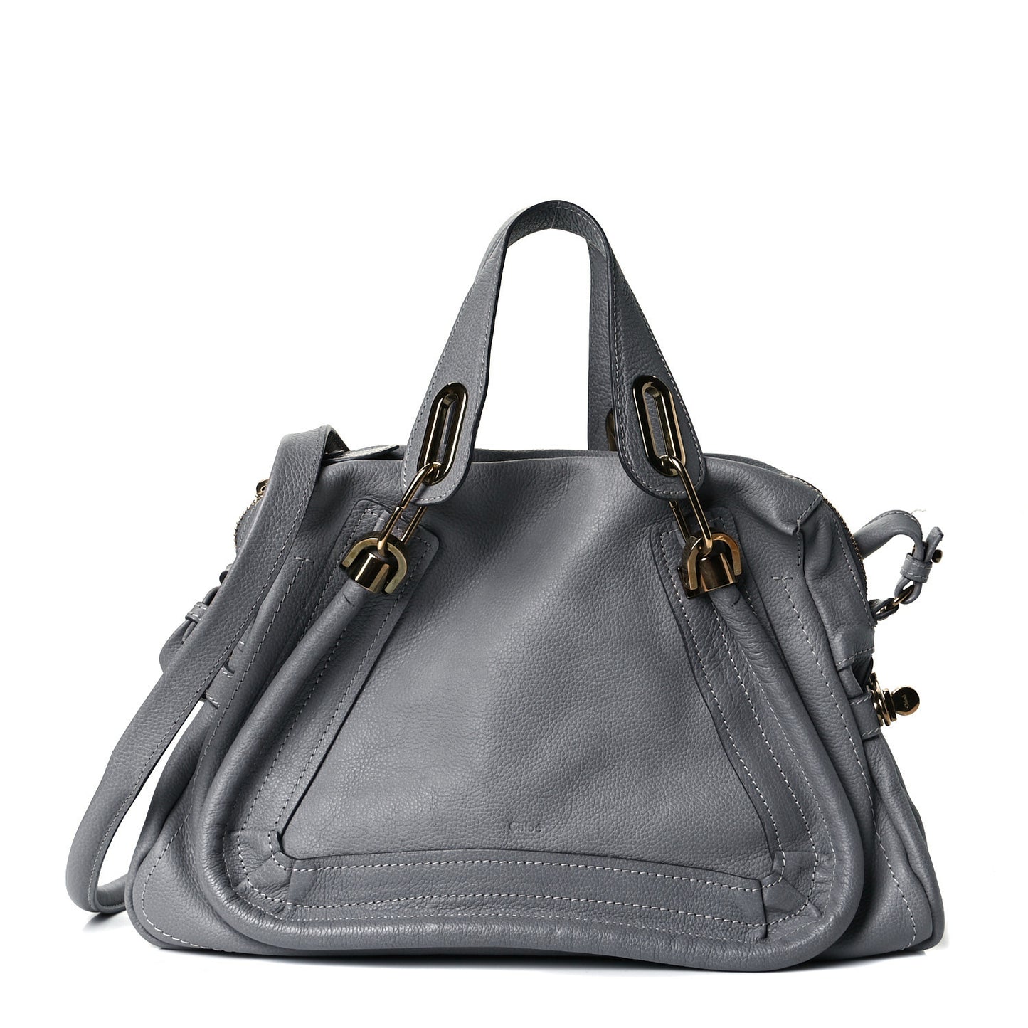 Calfskin Medium Paraty Cashmere Grey