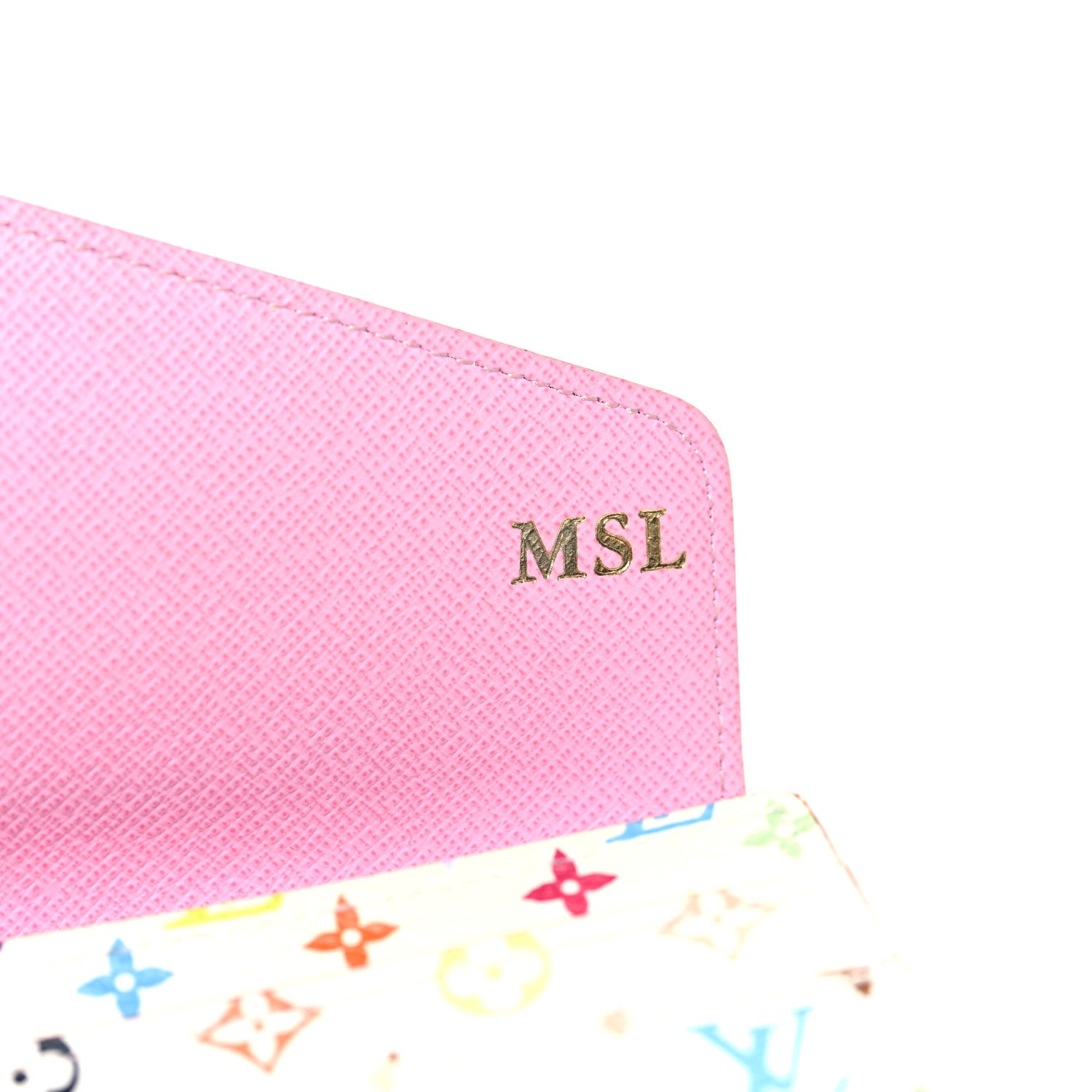 Louis Vuitton Monogram Multicolor Sarah Wallet NM White Litchi 10 of 10