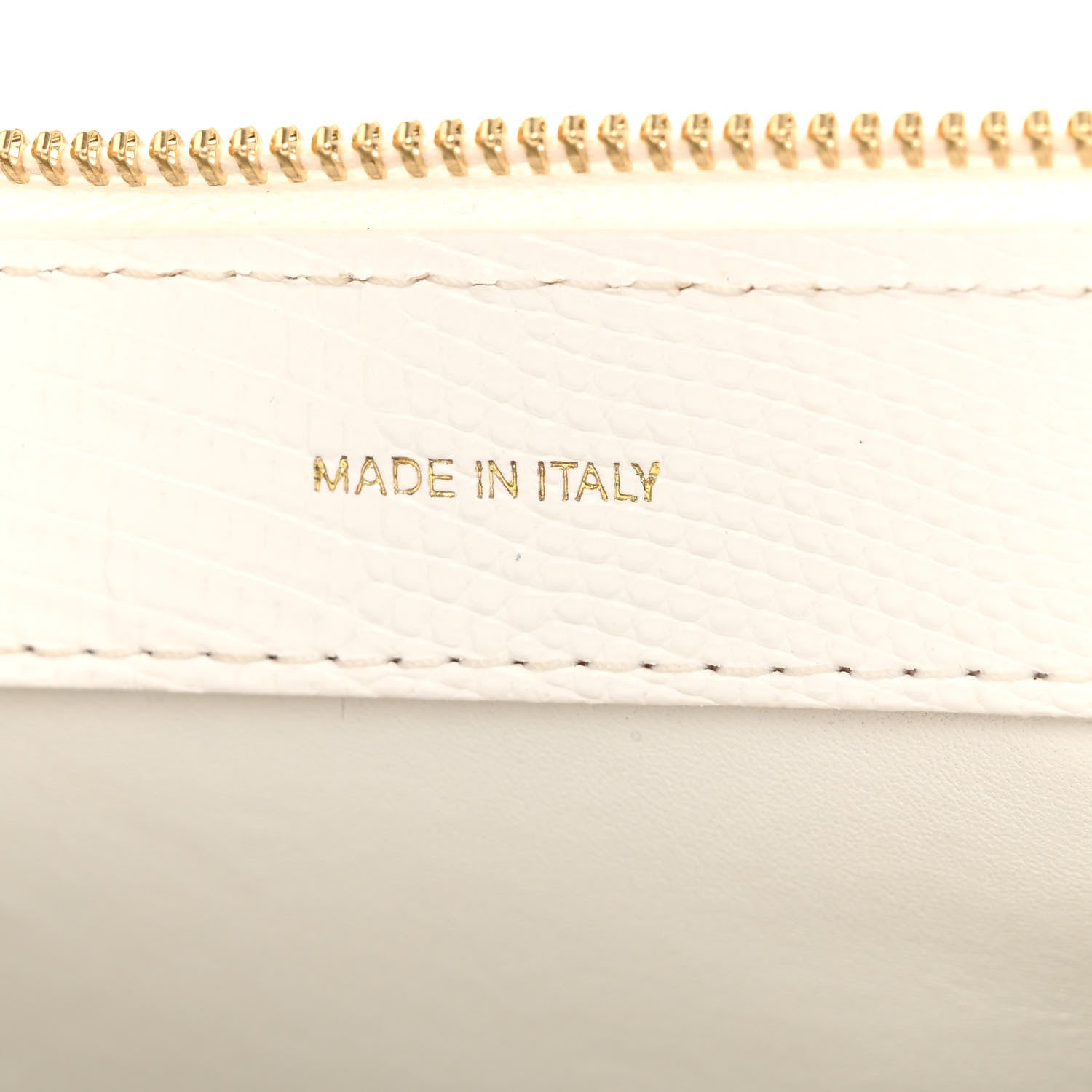 Mansur Gavriel Calfskin Lizard Embossed M Frame Bag White 6 of 12