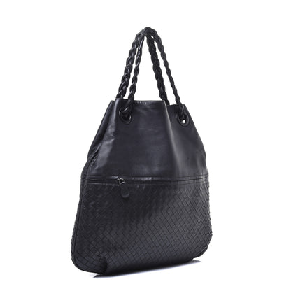 Bottega Veneta Nappa Intrecciato Julie Tote Black 3 of 8
