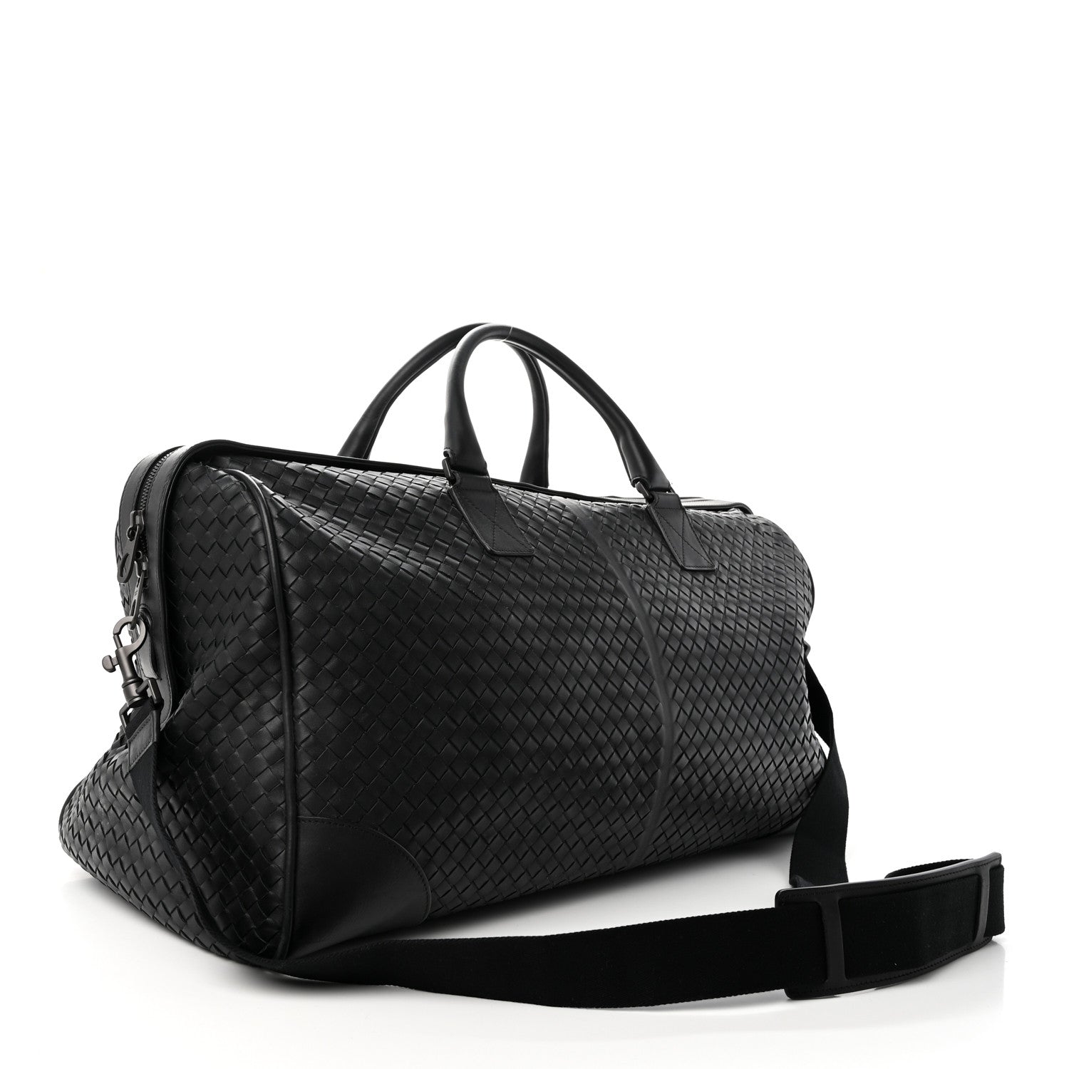 Bottega Veneta Nappa Intrecciato VN Large Duffel Ebano 2 of 14